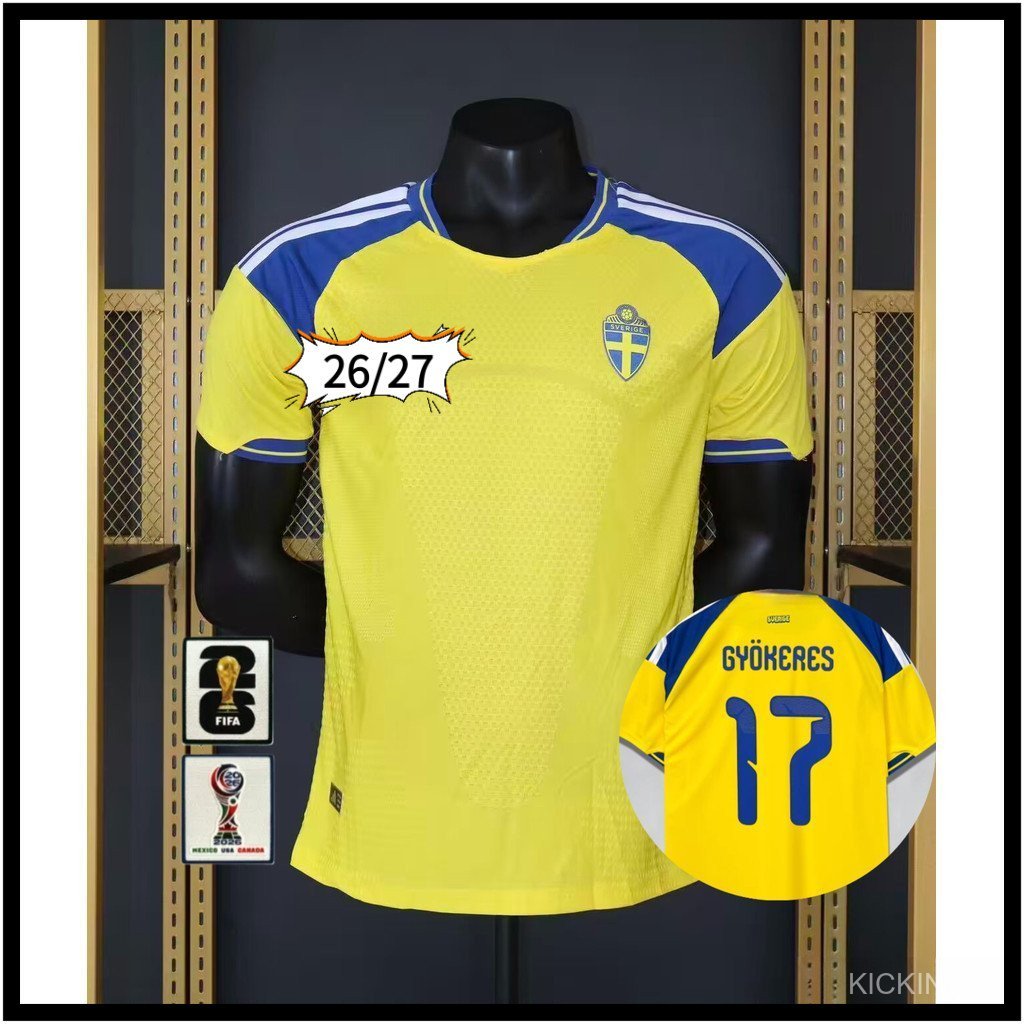 Player version,Home jersey [Sweden] 2026-2027 ซีซั่น.