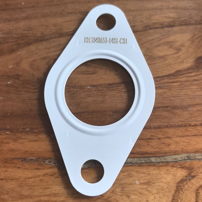 Weichai Euro6 WP15 Gasket ท่อไอเสีย ท่อไอดี EGR Flange ของแท้