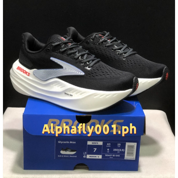 Brooks Glycerin Max Brooks รองเท้าวิ่งผู้ชายน้ําหนักเบากันกระแทกนุ่ม สีน้ําเงิน BHLQShipped from Chi