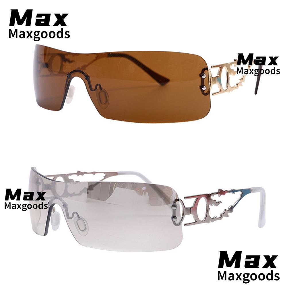 MAXG Y2K แว่นตากันแดด Retro UV400 Cyber ผู้หญิงผู้ชาย Shades