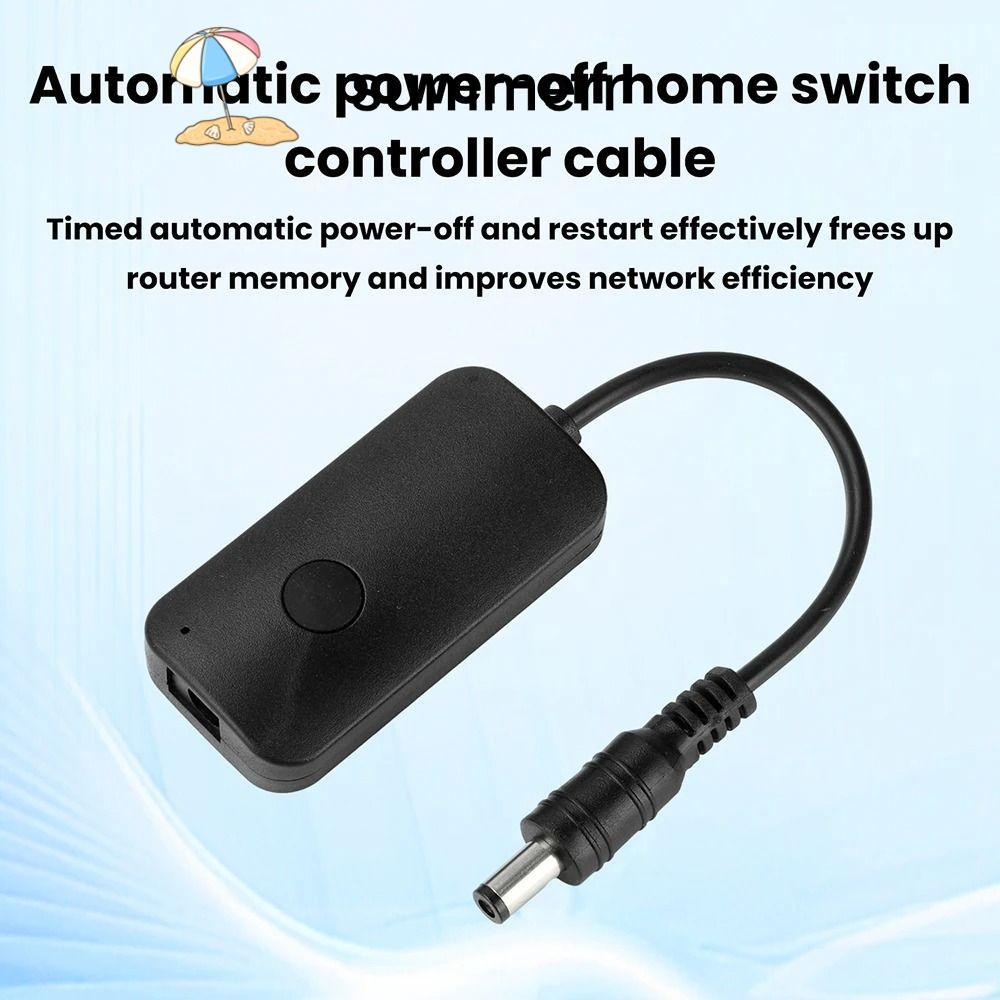 SUMMERR Router Rebooter, Automatic Restart Universal WiFi Timer, Plug and Play ปรับได้ 24/48//72 ชั่
