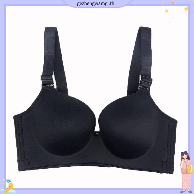 34CD-44CD รองรับด้านข้าง Push Up แบบมีสาย C D Cup Plus Size Glossy Bra