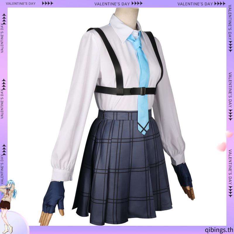 Acg Blue Archive Takanashi Hoshino ชุดยูนิฟอร์มคอสเพลย์ ชุดปาร์ตี้ฮาโลวีน
