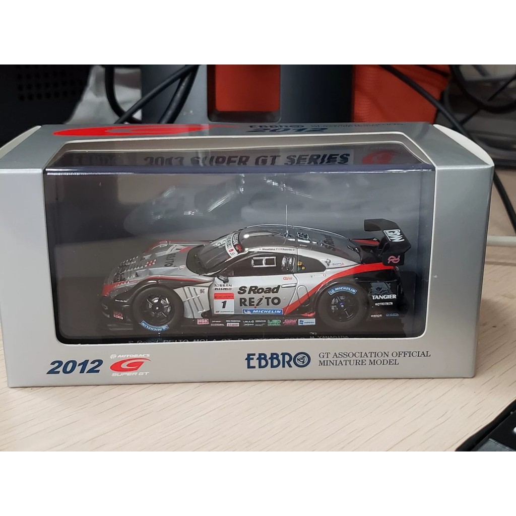 [มาใหม่เดือนพฤษภาคม]% jj1/43 ebbro gtr gt500 2012 Champion gt-r43 รถรุ่น Nissan s road gt-r super gt