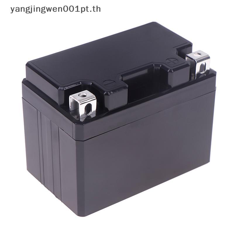 Yangjingwen001pt (ไม่มีแบตเตอรี่) YT4 12V4ah รถจักรยานยนต์เริ่มต้นฝังเคสพลาสติกสําหรับ Marine/RV/Cam