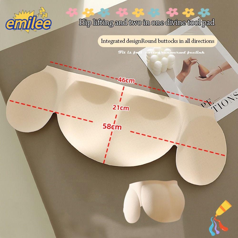 EMILEE Butt Hip Up เบาะ, Lifting Shaping Hip Enhancer Butt Lifter Shaper, Breathable Push Up ปลอมตูด