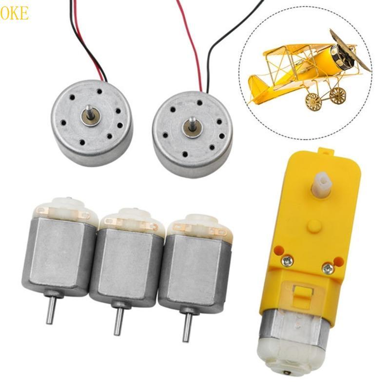 OKE ทนทานมาก DC Motor เสียงรบกวนต่ํา Micro TT 300 130 Micro Motor Replacement
