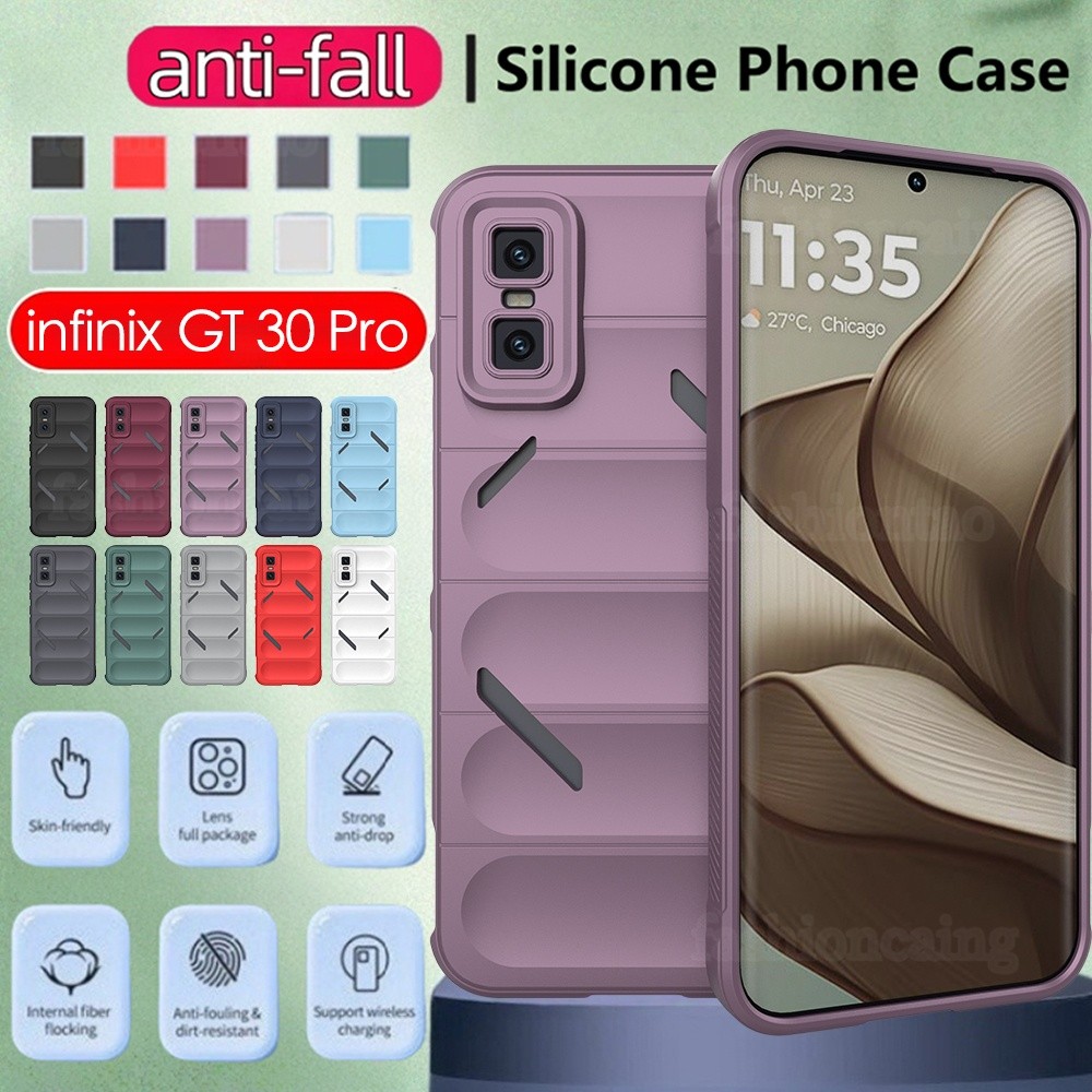 เคสสําหรับ infinix GT 3 0 30 Pro 30Pro GT30Pro infinixGT30Pro เคสโทรศัพท์ซิลิคอนกล้องกันกระแทกป้องกั