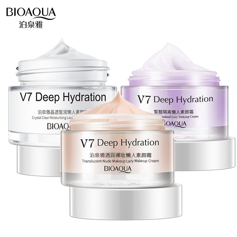 Poquan Yajingโปร่งแสงMoisturizing V7 ครีมโปร่งแสงMoisturizing Brightening Skin Tone V7 โปร่งแสงLazy 