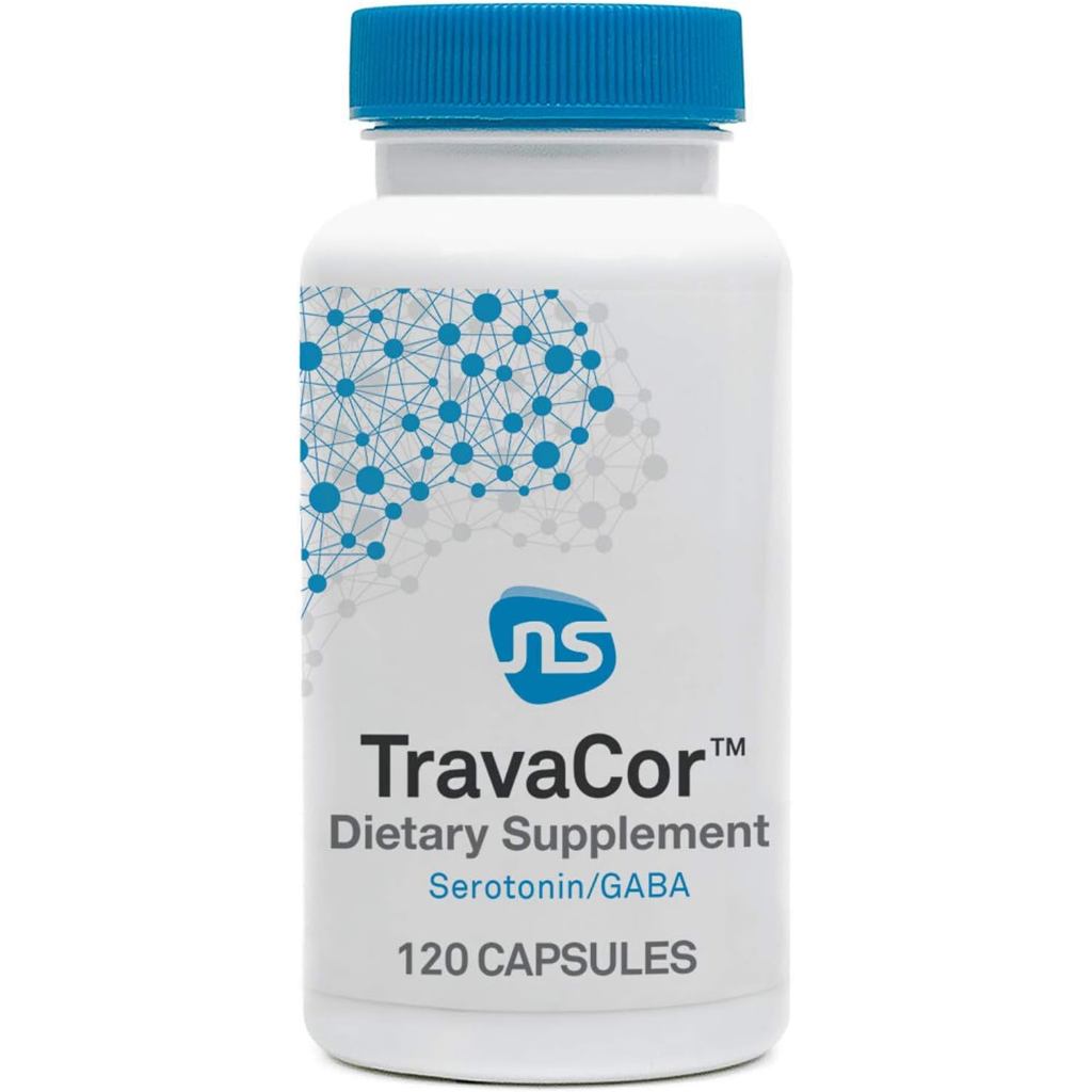 Neuroscience TravaCor - อาหารเสริม Mood Support พร้อม L-Theanine 5 HTP และวิตามิน B - GABA และ Serot