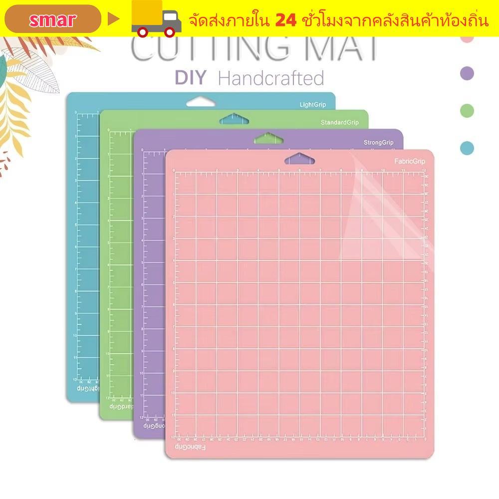 แผ่นรองตัด SMAR, แผ่นรองตัด PVC กาว, ด้ามจับแข็งแรงกันลื่นหนาสต็อกการ์ด Cricut Mat สําหรับงานฝีมือเย