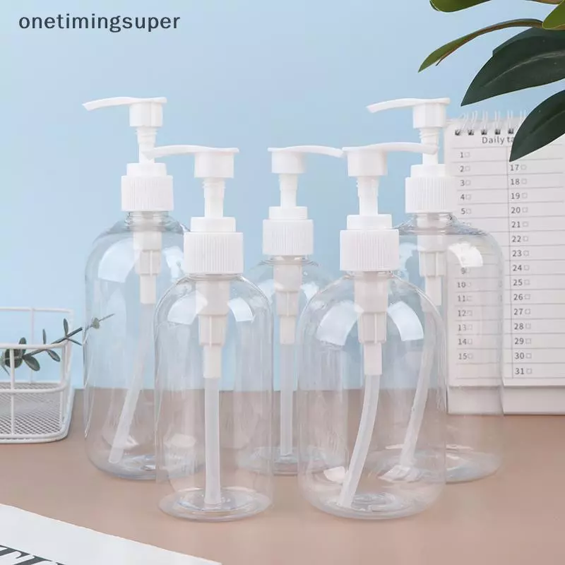 Onetimingsuper 200-500ml ขวดปั๊มรีฟิลแบบพกพาสําหรับแชมพูโลชั่นตู้ทําสบู่ OTP
