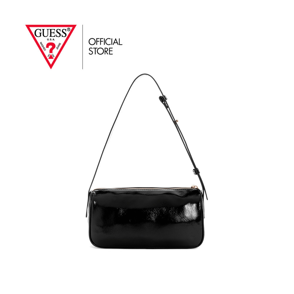 GUESS กระเป๋า รุ่น TG964617 WALDENA SML TOP ZIP SHOULDER BAG สีดำ