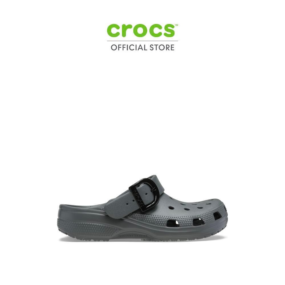CROCS รองเท้าลำลองผู้ใหญ่ CLASSIC BUCKLE CLOG รุ่น 213347-0YK - CARBON