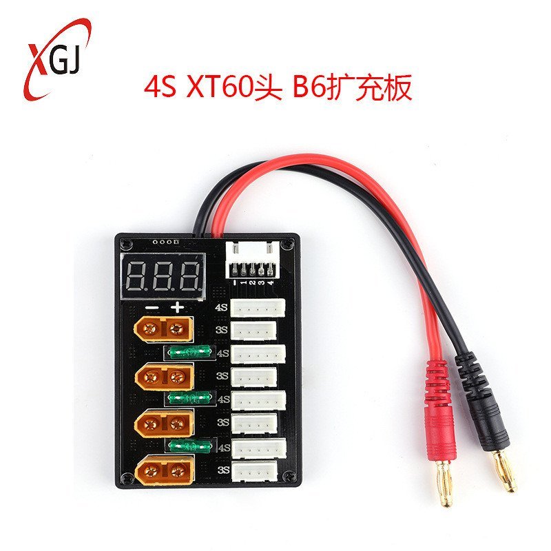 X xt60 อะแดปเตอร์ Punch Balance Charge 4sb6 Board Head Parallel Board Parallel Banana Charge Board แ