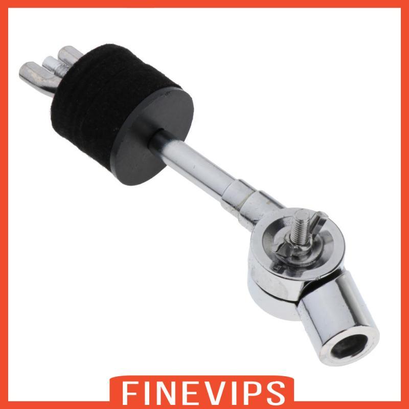 [Finevips] Mini Cymbal Stack Holder Drum Cymbals Attachment Silver Cymbal Stand Arm Mount for Percus