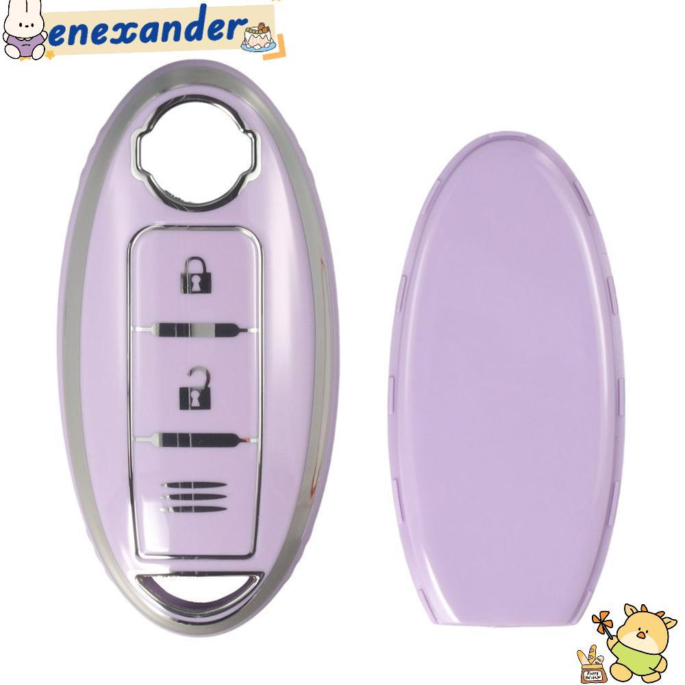 EXER กุญแจรถ,ตัวป้องกันกุญแจ Soft TPU Key Cover,ผู้ถือป้องกันผิวKey ShellสําหรับNissan/Qashqai/X-Trail T32/Infiniti /Juke J10 J11/Kicks/Tiidaอุปกรณ์เสริมอัตโนมัติ