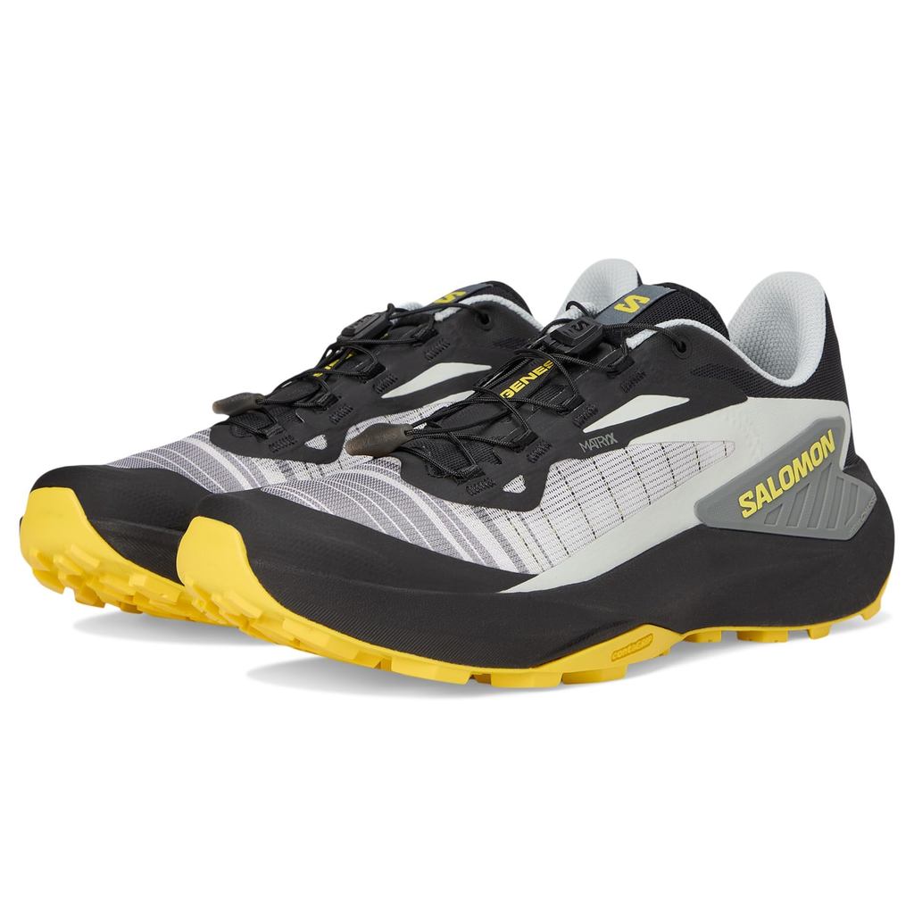 Salomon Men's Genesis Sneakers, Black/Metal/Inca Berry, 27.0 cm Japan Original
