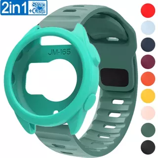 สายรัดซิลิโคน + เคสอ่อนสําหรับผู้เบิกทาง Garmin 165 Hollow Out ฝาครอบป้องกันสําหรับผู้เบิกทาง Garmin 165 อุปกรณ์เสริม
