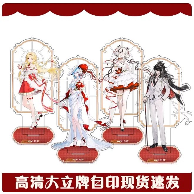 Standee Wuthering Waves Mica รุ่นตัวอักษร Shorekeeper Jinhsi Changli Jiyan โต๊ะเรียนตกแต่งของขวัญอะน