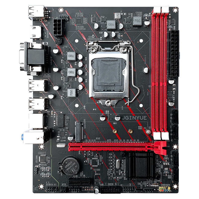 Jingdong H61/B75 เมนบอร์ดเกมคอมพิวเตอร์ cpu ชุด 1155 พิน ddr3 i3 i5 3470 i7 e3