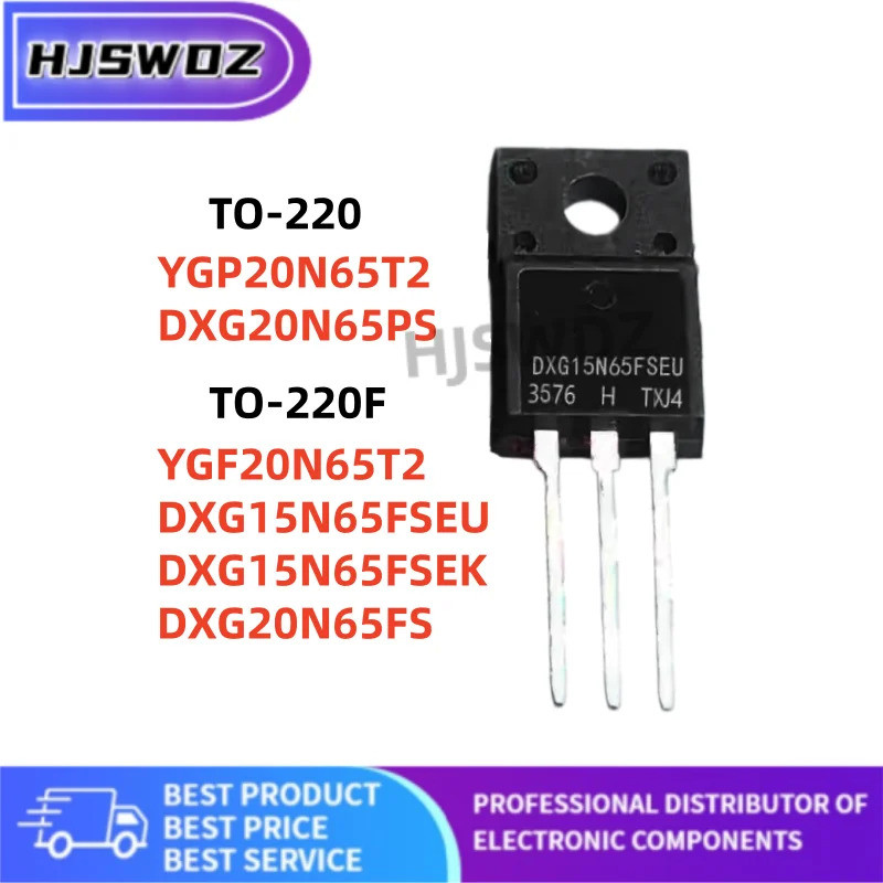 10 ชิ้น/ล็อต YGP20N65T2 DXG20N65PS TO-220 YGF20N65T2 DXG15N65FSEU DXG15N65FSEK DXG20N65FS TO-220FS ช