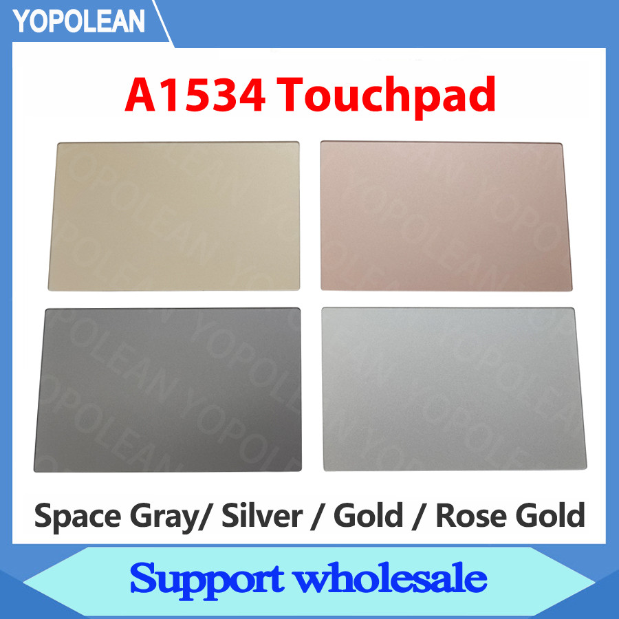 Tesed Space สีเทาเงินทอง Rose Gold A1534 Trackpad สําหรับ MacBook Retina 12 "A1534 ทัชแพด Trackpad 2