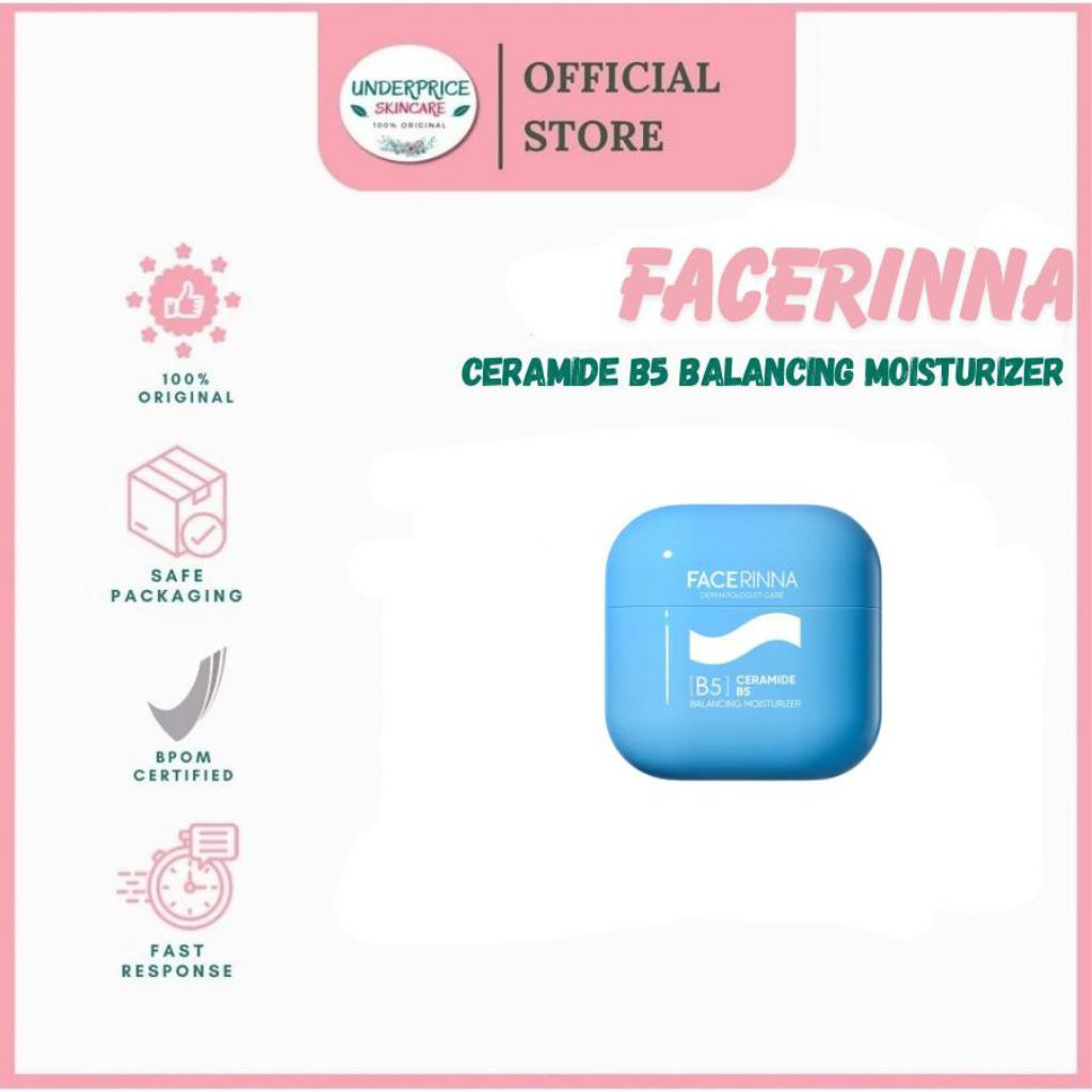 FACERINNA Ceramide B5 Balancing Moisturizer | รักษาสิ่งกีดขวางและกระจ่างใสใบหน้า
