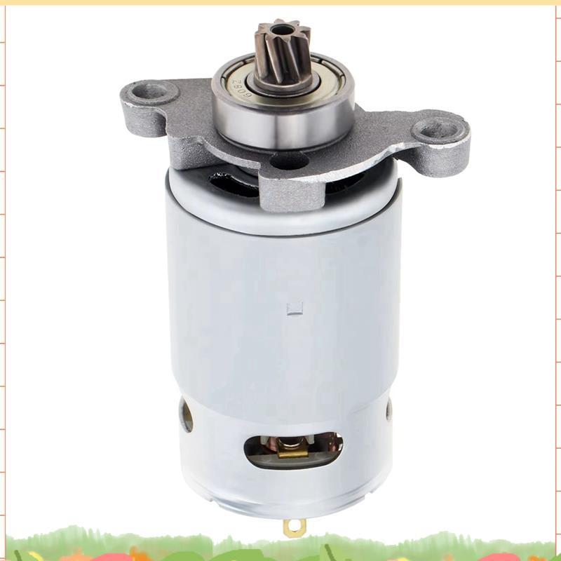 มอเตอร์ DC 21V RS550 สําหรับเลื่อยไฟฟ้าแบบลูกสูบ, 8 ฟัน, กําลังสูงพร้อมเกียร์ Helical