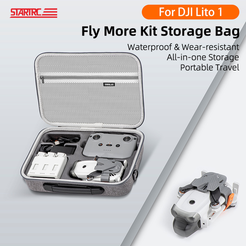 สําหรับ DJI LITO 1/X1 กระเป๋าเก็บมือถือ Crossbody ไนลอน Anti Drop และความดันทน RC-N3/2/1 รีโมทคอนโทรลกล่องเก็บ Lito 1 Drone อุปกรณ์เสริม