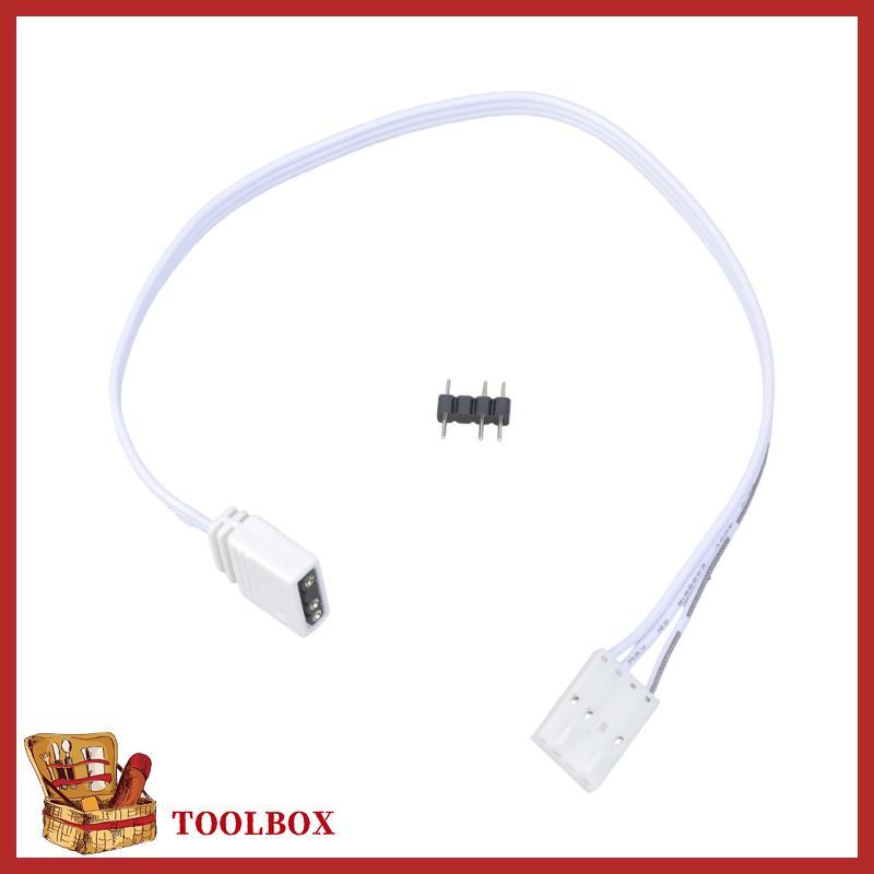 TOOLBOX สายแปลง ARGB 4 พินเป็นสายเคเบิลเชื่อมต่ออะแดปเตอร์ ARGB 4Pin 5V มาตรฐาน