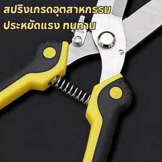 กรรไกรตัดเหล็ก กรรไกรตัดลวดแรงสูง กรรไกรตัดกิ่งไม้ เหล็กสแตนเลสชุบแข็ง ตัวล็อคนิรภัย ประหยัดแรง ทนทาน