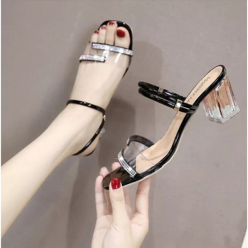 AE2 Hils Know Heels / pump Heels / Womens Strap Shoes / Party Shoes / Glass Heels / Heels