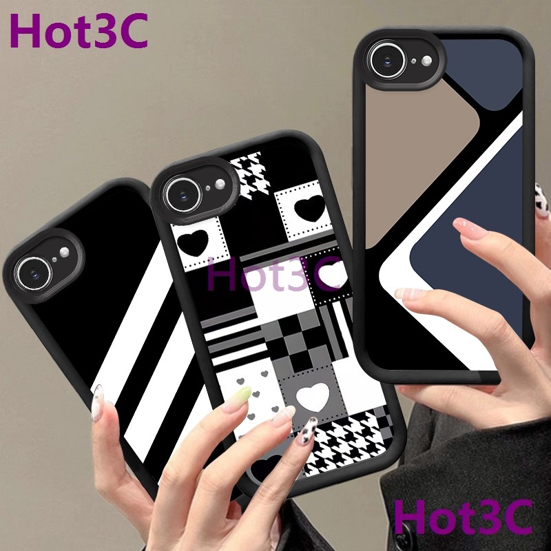 เคส For iPhone 16e tpu การ์ตูนน่ารัก Ins อินเทรนด์เคสโทรศัพท์ป้องกันลายนิ้วมือ PJCP