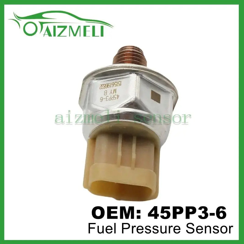 45PP3-6 การใช้เซ็นเซอร์ความดันสําหรับ Nissan Navara D40 Pathfinder Isuzu D-Max 45PP36 Rail Pressure 