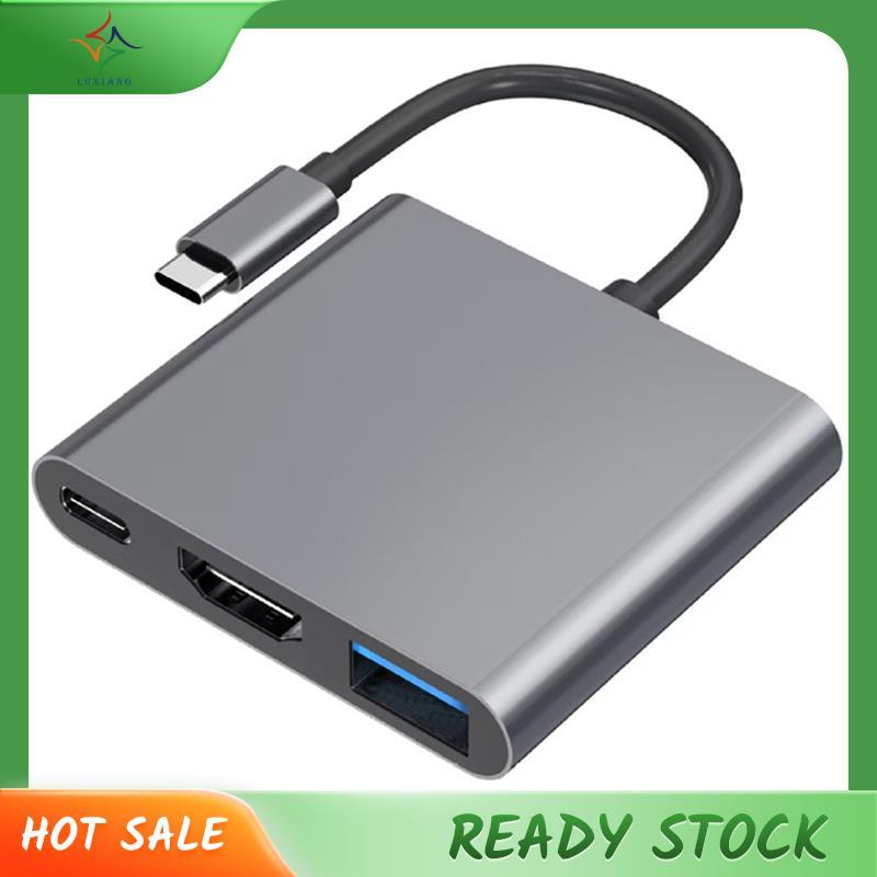 [luxiang.th] USB Hub USB C to -Compatible Splitter HUB Type-C to -Compatible USB3.0 Docking Station