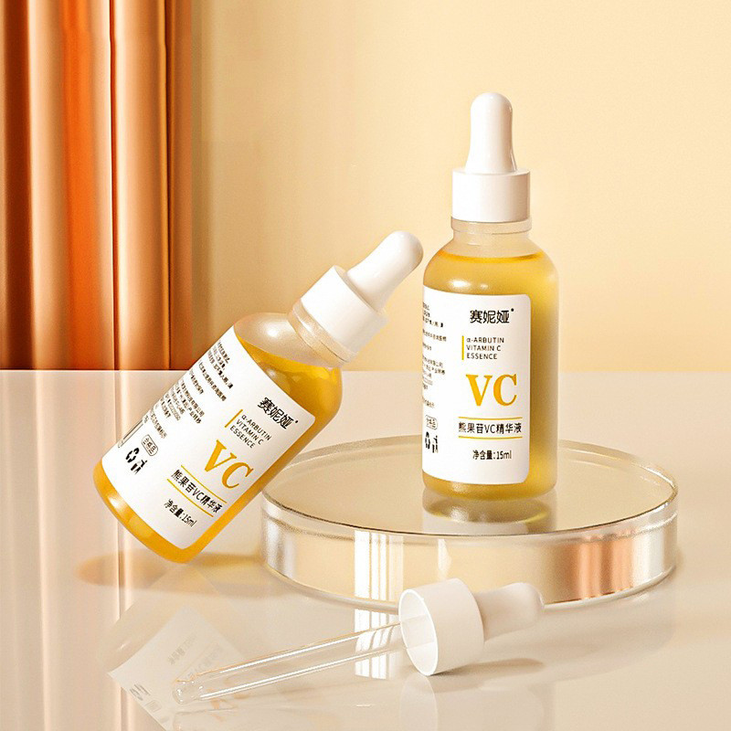 Arbutin VC Essence สีเหลืองอ่อน Brightening Lightening Dark Yellow Moisturizing Pore หดตัว Essence 26.4.28 Y9A4