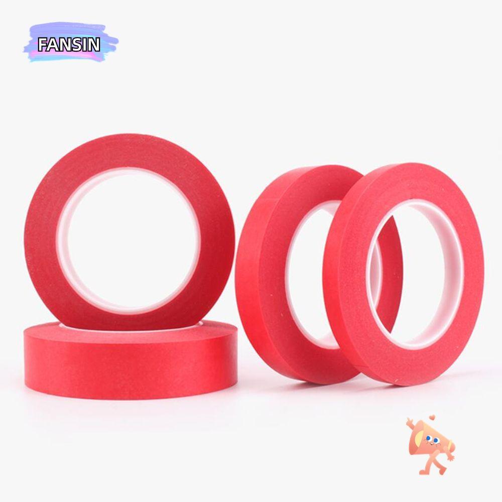 FANSIN PET Tape Red Non-residue Automotive Spray Paint High-viscosity