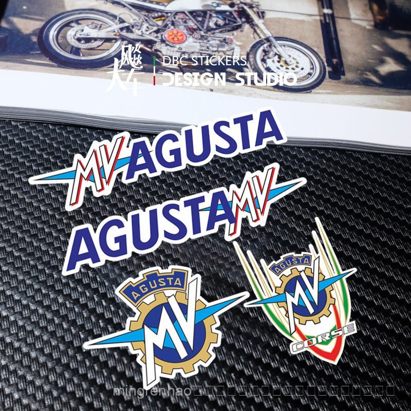 สินค้าใหม่ MV Agusta Agusta สติ๊กเกอร์ติดมอเตอร์ไซค์ อุปกรณ์ตกแต่งรอยขีดข่วน