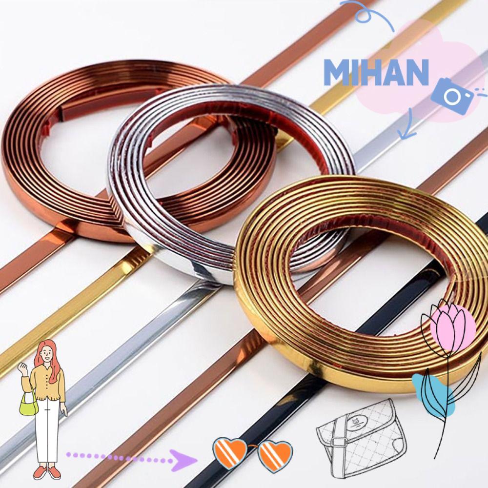 MIHAN แถบขอบ, สายตกแต่งแบบมีกาวในตัวกันน้ํา, สายตกแต่งเพดาน PVC เทปทองผนังพื้นหลัง