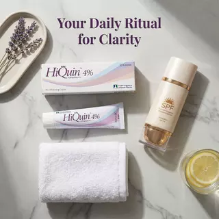 Hiquin Cream 4% Melasma Cream รอยดํา 30g Targeted Skin Lightening