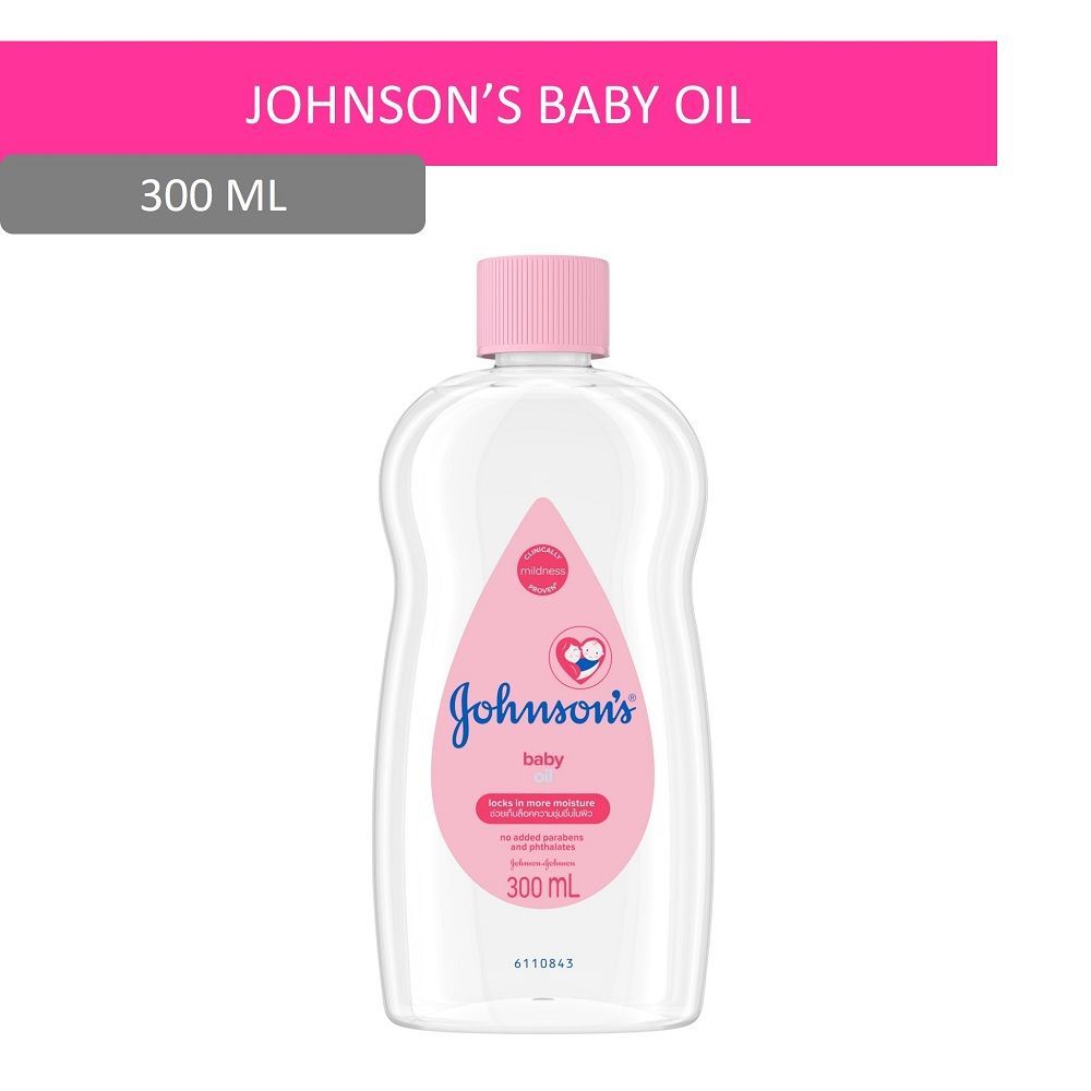 [สินค้าส่งด่วน] จอห์นสันเบบี้ออยล์ 300มล. JOHNSON BABY OIL 300 ML.