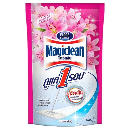 [สินค้าส่งด่วน]  มาจิคลีน น้ำยาทำความสะอาดพื้น ลิลลี่ บูเก้ 5000 มล. MAGICLEAN FLOOR LILY BOUQUET 5000 ML.