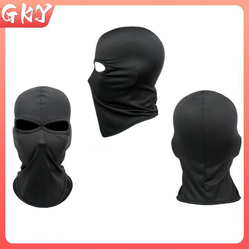GKY 2 หลุม Balaclava รถจักรยานยนต์ Face Mask Moto หมวกกันน็อกสกี Ne Full Face Mask Windproof Face Sh