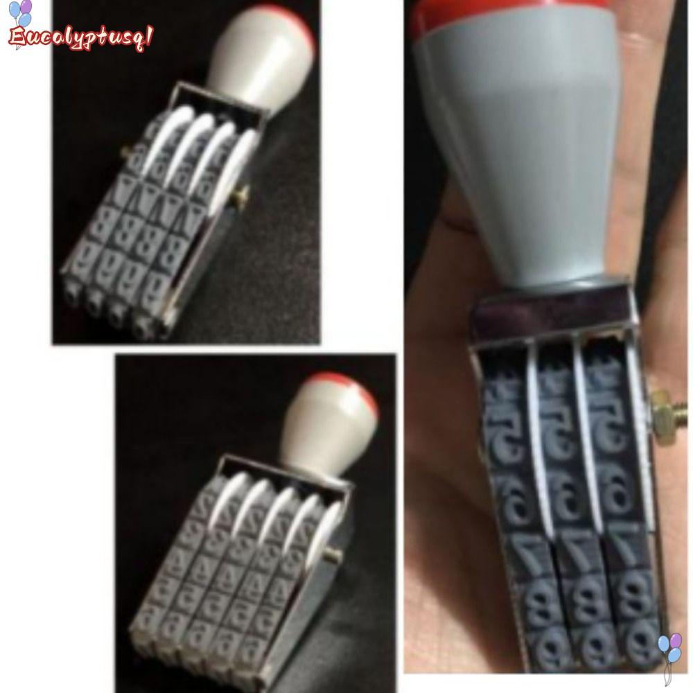 EUCALYPTUSQ1 Number Stamp, เปลี่ยนส่วนบุคคล Roller Stamps, Roller 3 ,4 หรือ 5 หลักหมายเลข Business Stamps Office