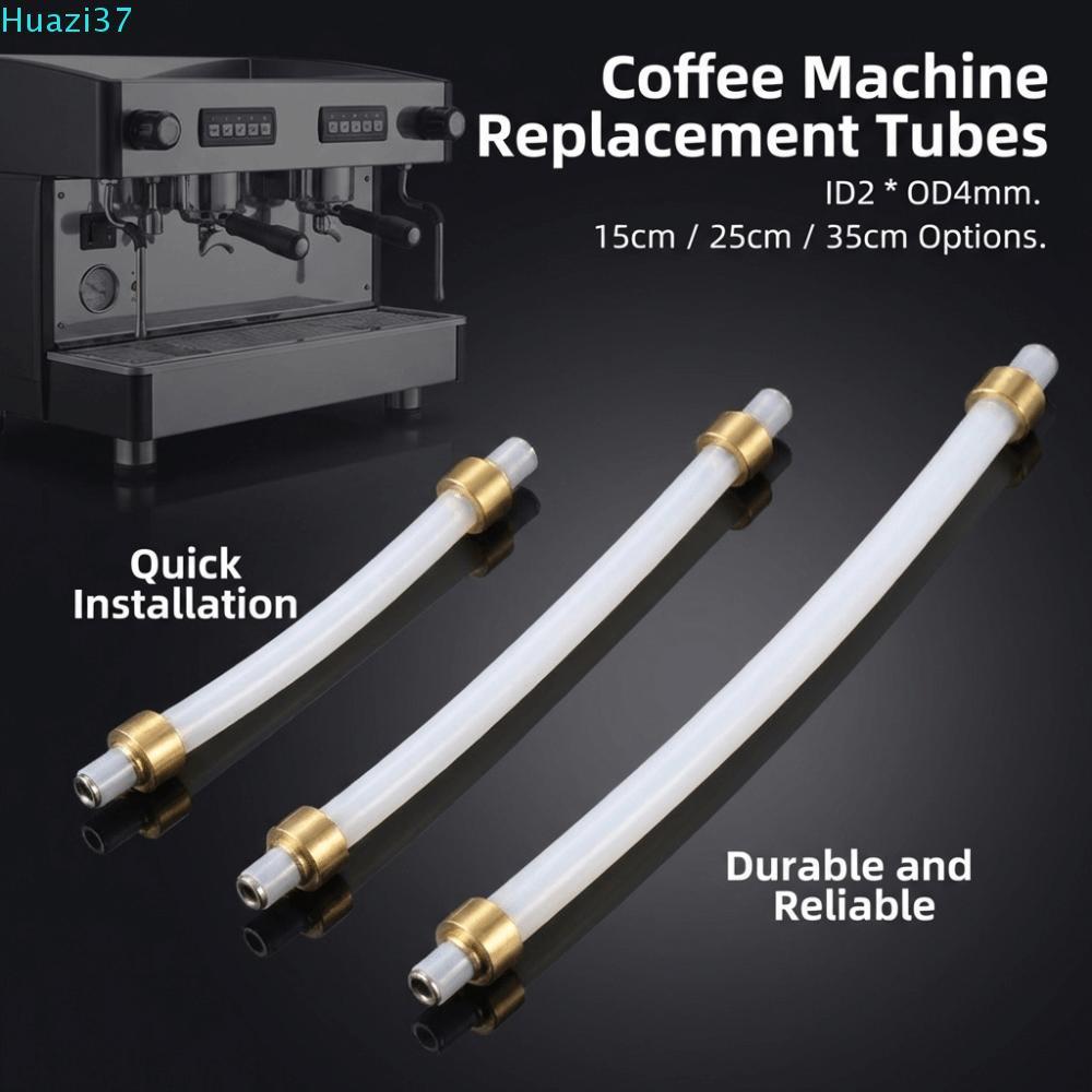ท่อ PTFE COMME‌, ท่อ PTFE ขนาด 150 มม. เกรดอาหารสําหรับกาแฟ|อุปกรณ์ทองเหลืองทนความร้อนระดับมืออาชีพท่อน้ําทนต่อการกัดกร่อนสําหรับ DeLonghi‌/WPM/Gemilai Coffee|อะไหล่