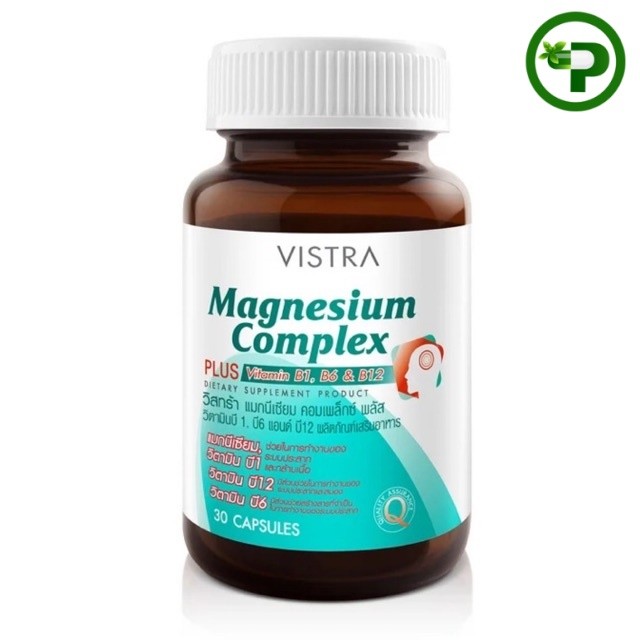 VISTRA Magnesium Complex PLUS Vitamin B1, B6 & B12 30cap