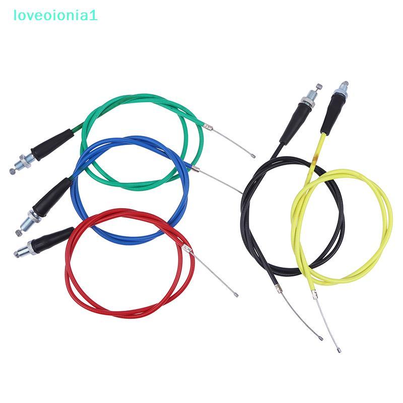 loveoionia1 Universal รถจักรยานยนต์ Accelerator การเชื่อมต่อตรงสายคันเร่ง 900 มม.สําหรับ Kawasaki KT