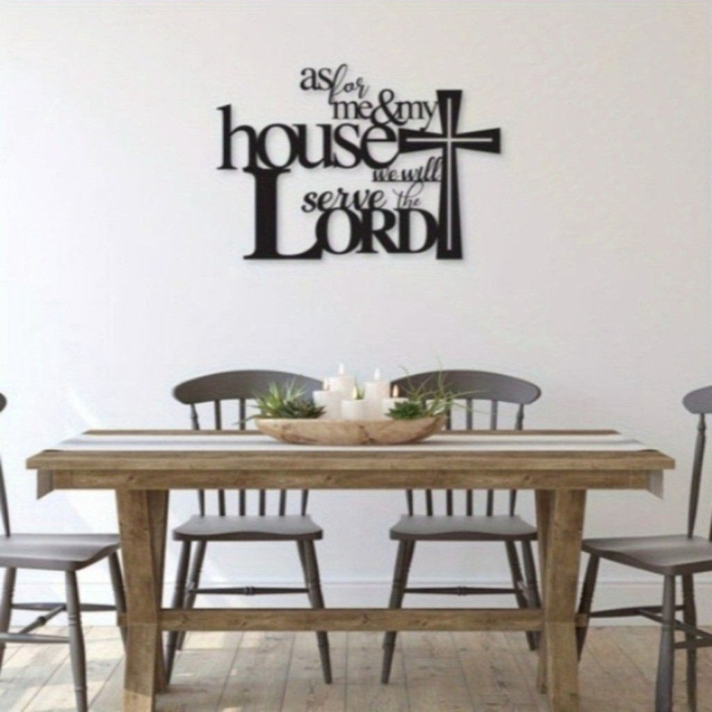 CIFbuy Christian Wall Art Faith Hope Love ตกแต่งบ้าน Vintage