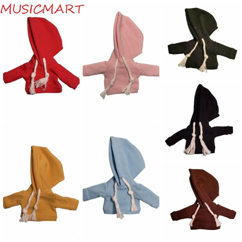 MUSICMART เสื้อฮู้ดตุ๊กตา, แต่งตัว Causal Wear OB11 เสื้อผ้าตุ๊กตา, แฟชั่นผ้าตกแต่ง Play House Obitsu 11 ชุด GSC